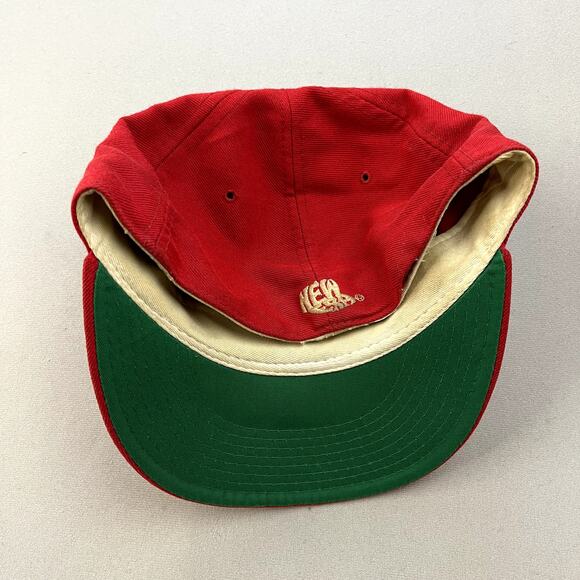 Vintage San Francisco 49ers Hat Cap Fitted 7-1/8 Red New Era NFL Pro Model 80s - Picture 4 of 8
